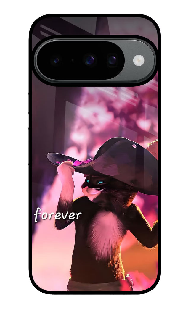 Forever Cat Google Pixel 10 Glass Case