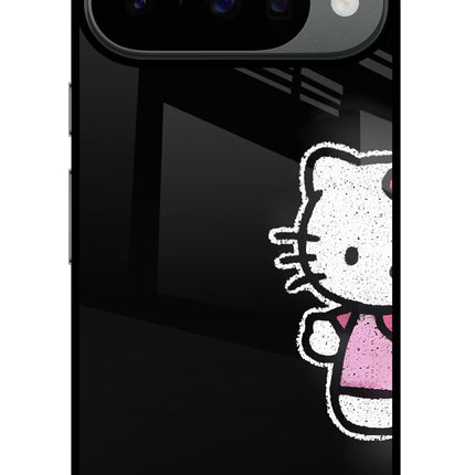 Kitty Charm Google Pixel 10 Glass Case