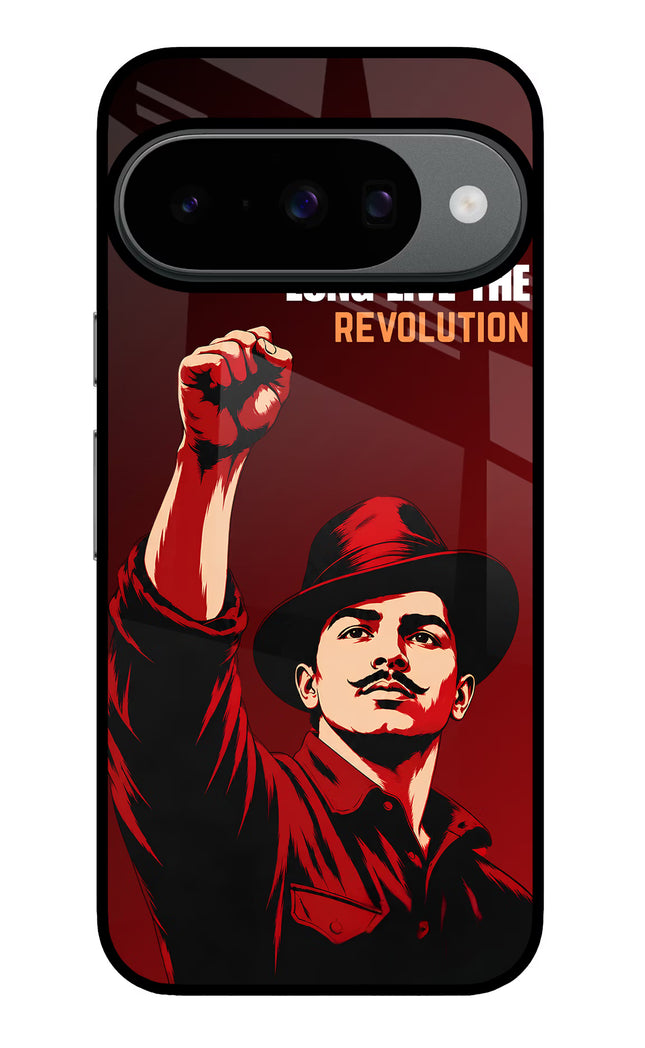Bhagat Singh Revolution Google Pixel 10 Glass Case