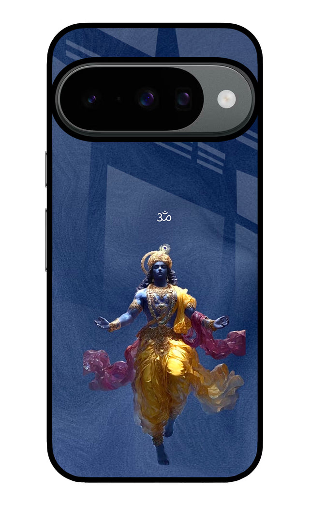 Cosmic Krishna Google Pixel 10 Glass Case