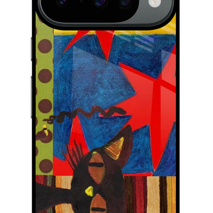 Pop Cat Google Pixel 10 Glass Case