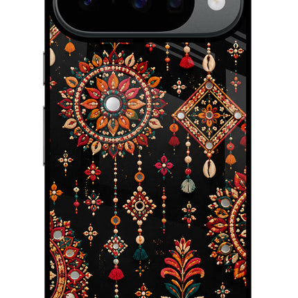 Boho Noir Google Pixel 10 Glass Case