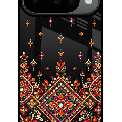 Noir Mehfil Google Pixel 10 Glass Case