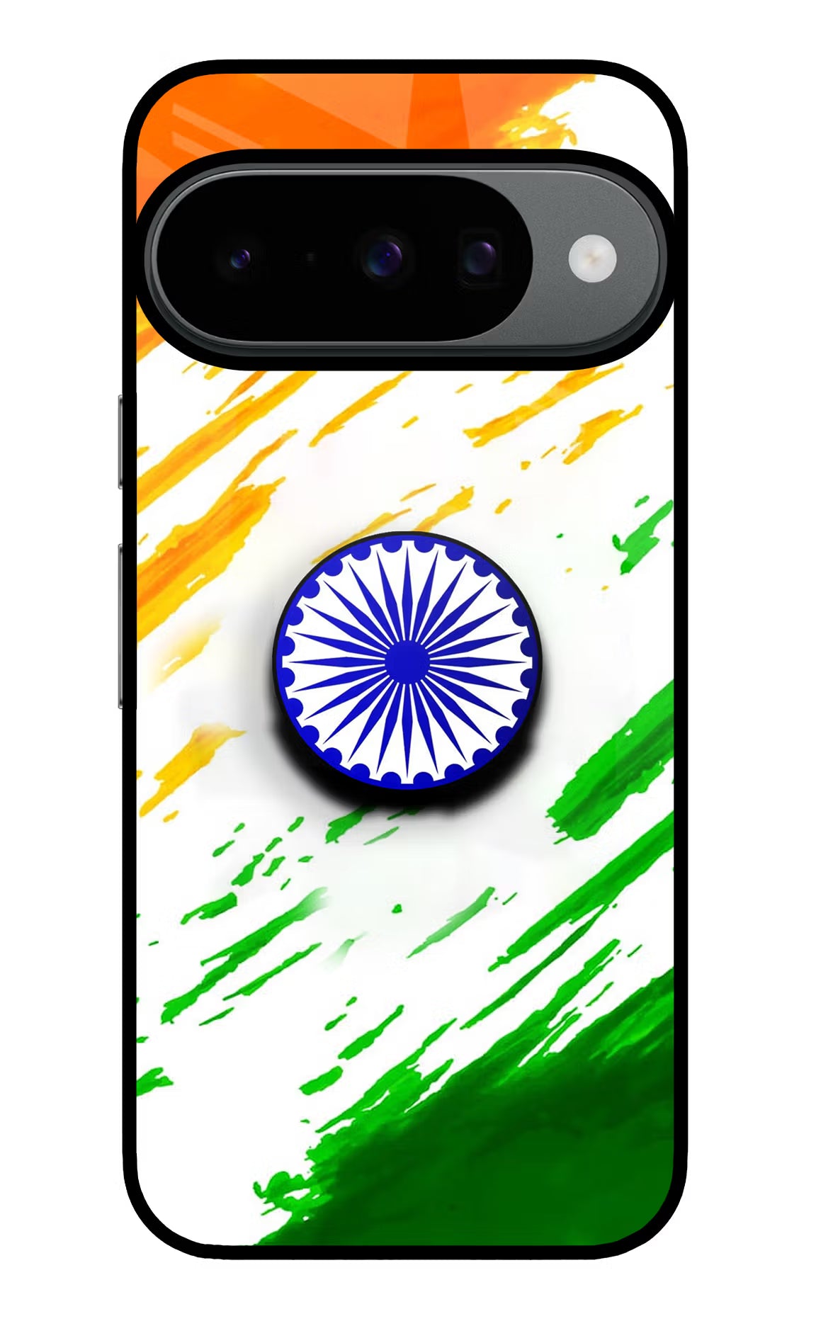 Indian Flag Ashoka Chakra Google Pixel 10 Pop Case by Casekaro