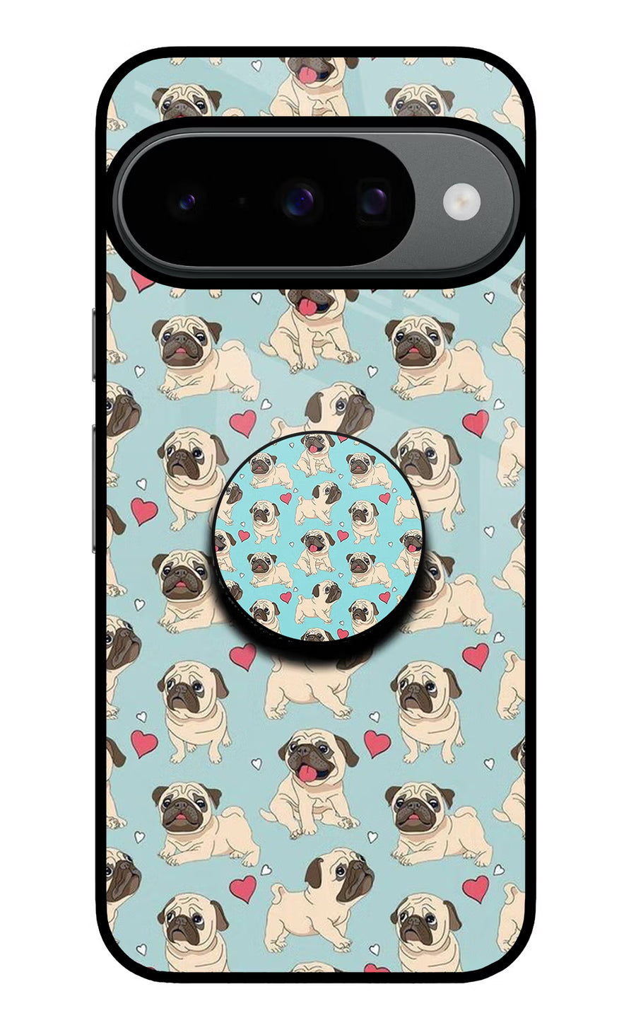 Pug Dog Google Pixel 10 Pop Case, Glass case