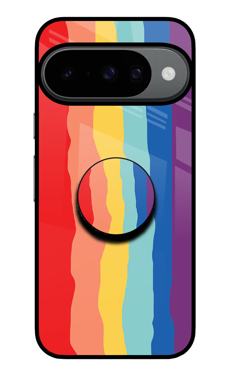 Rainbow Google Pixel 10 Pop Case, Glass case