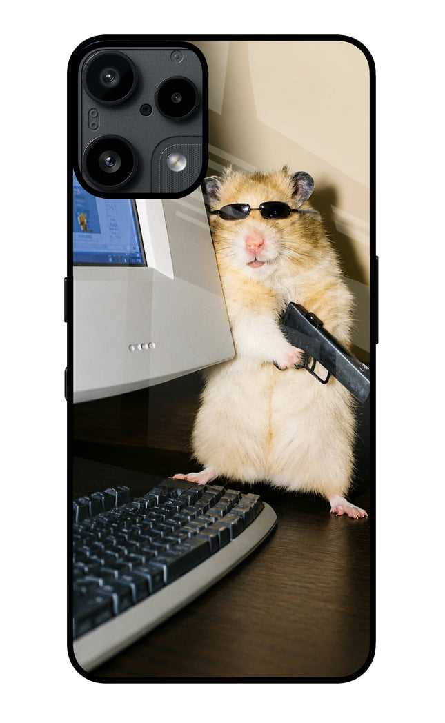 Hacker Hamster Nothing Phone 3A Lite Glass Case