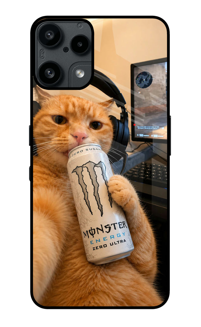 Gamer Cat Energy Nothing Phone 3A Lite Glass Case