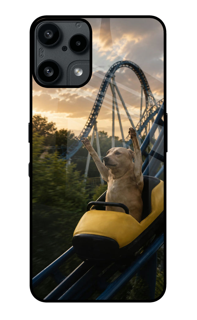 Rollercoaster Dog Nothing Phone 3A Lite Glass Case