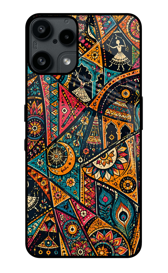 Folk Print Nothing Phone 3A Lite Glass Case