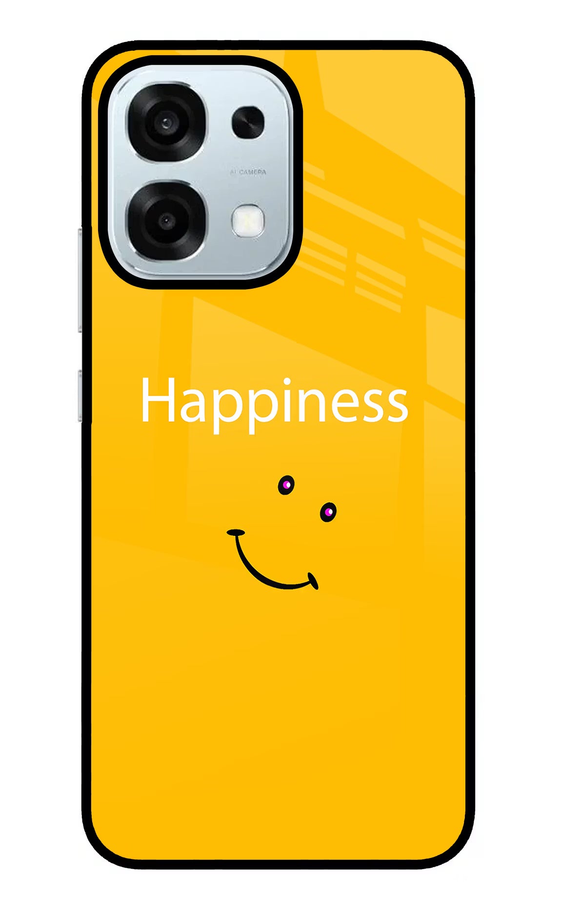 Happiness With Smiley Oppo F31 5G Glass Case