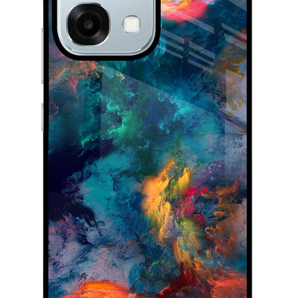 Artwork Paint Oppo F31 5G Glass Case Back Cover by Casekaro
