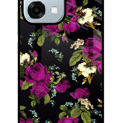 Flowers Oppo F31 5G Glass Case Back Cover by Casekaro