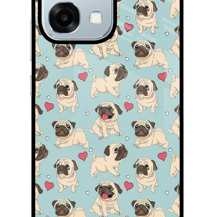 Pug Dog Oppo F31 5G Glass Case