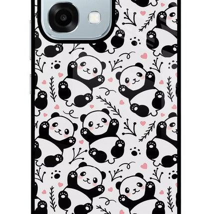 Cute Panda Oppo F31 5G Glass Case