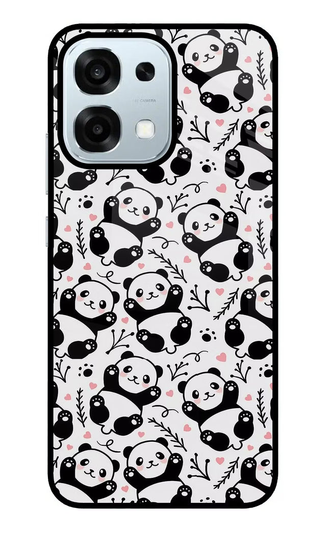 Cute Panda Oppo F31 5G Glass Case
