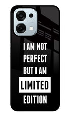 I Am Not Perfect But I Am Limited Edition Oppo F31 5G Glass Case