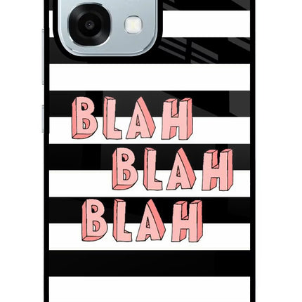 Blah Blah Blah Oppo F31 5G Glass Case