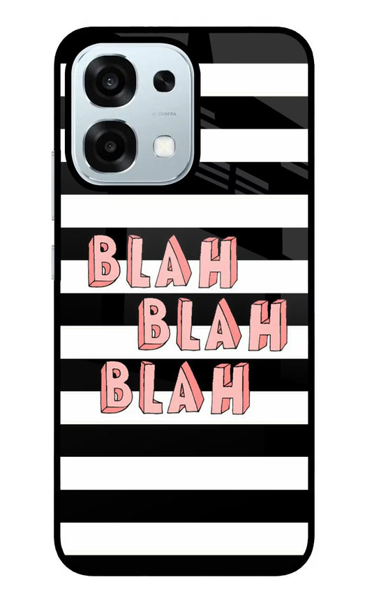 Blah Blah Blah Oppo F31 5G Glass Case