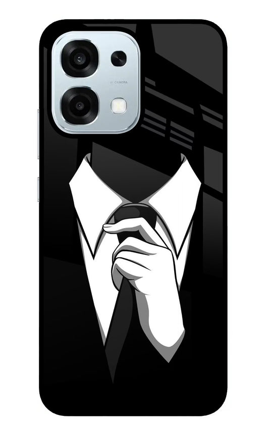 Black Tie Oppo F31 5G Glass Case