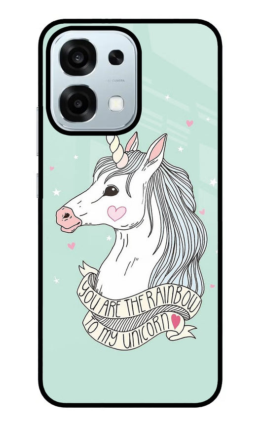 Unicorn Wallpaper Oppo F31 5G Glass Case