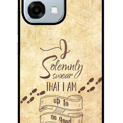 I Solemnly swear that i up to no good Oppo F31 5G Glass Case