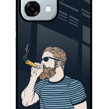 Smoking Oppo F31 5G Glass Case