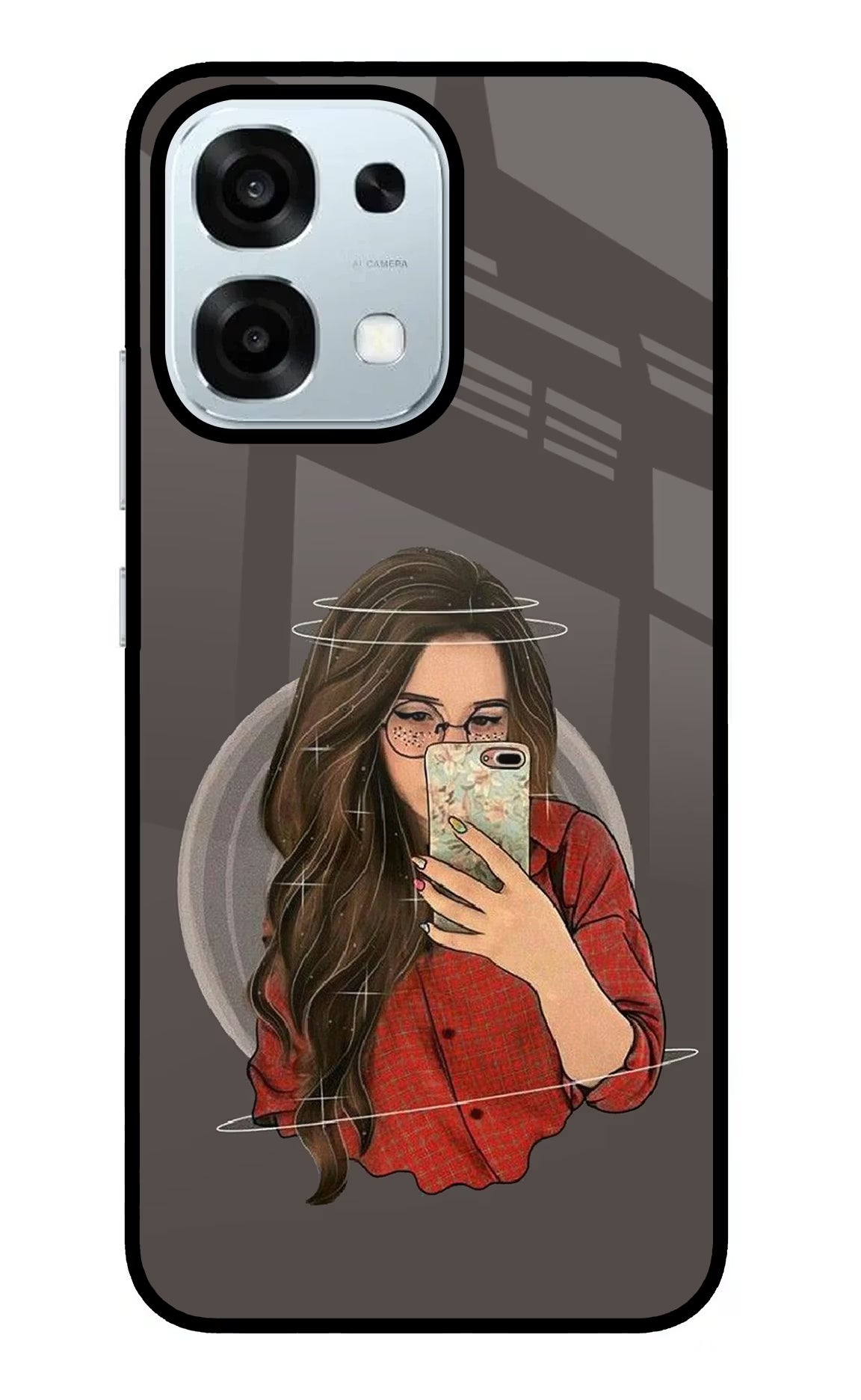 Selfie Queen Oppo F31 5G Glass Case Back Cover by Casekaro