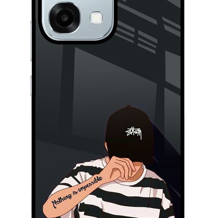 Aesthetic Boy Oppo F31 5G Glass Case