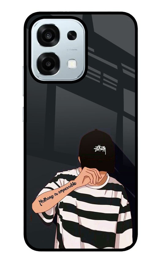 Aesthetic Boy Oppo F31 5G Glass Case