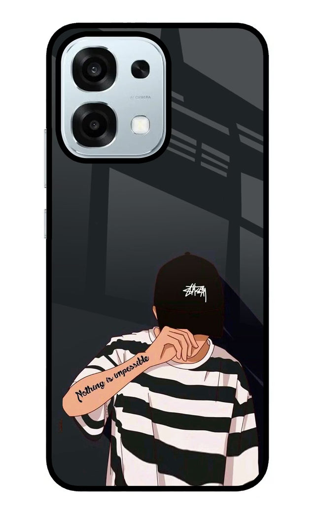 Aesthetic Boy Oppo F31 5G Glass Case
