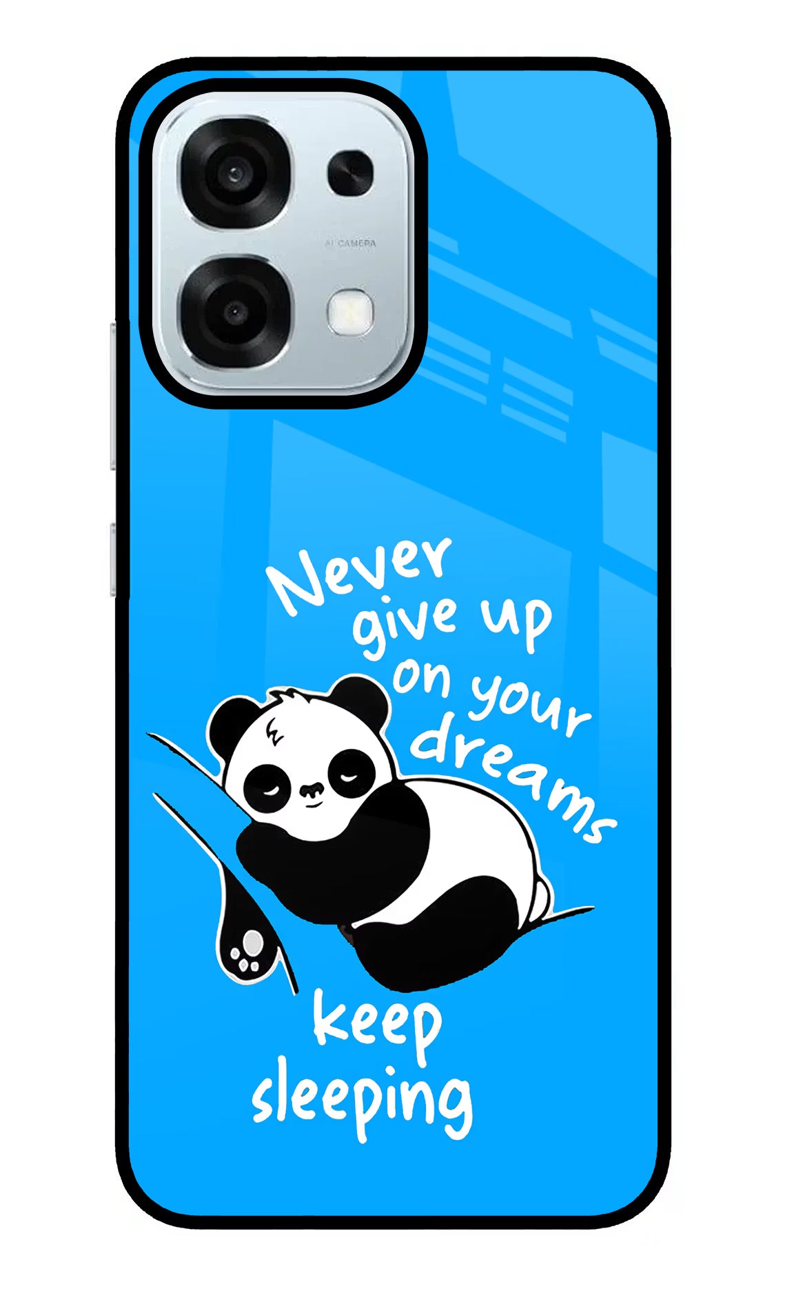 Keep Sleeping Oppo F31 5G Glass Case Back Cover by Casekaro