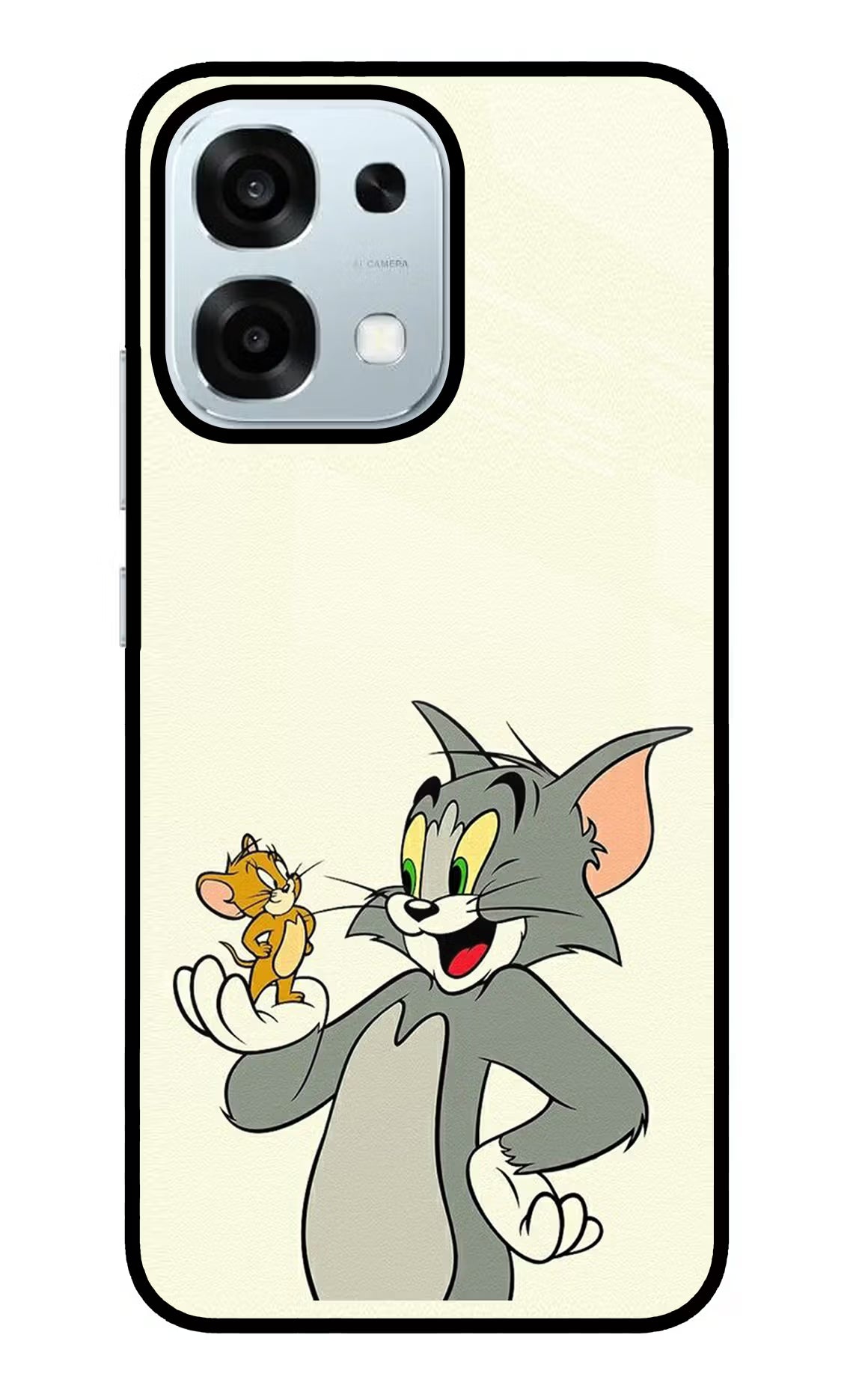 Tom & Jerry Oppo F31 5G Glass Case Back Cover by Casekaro