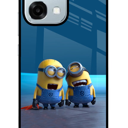 Minion Laughing Oppo F31 5G Glass Case