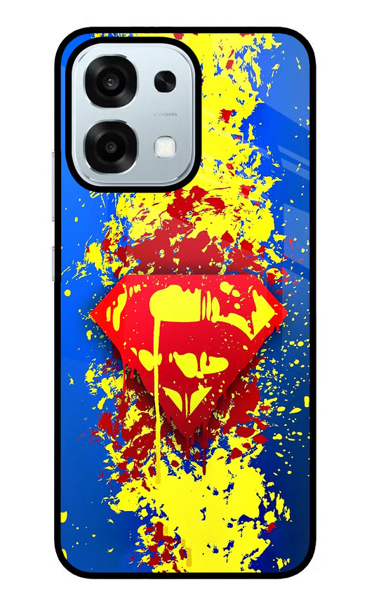 Superman logo Oppo F31 5G Glass Case