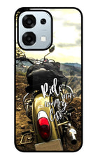 Ride More Worry Less Oppo F31 5G Glass Case