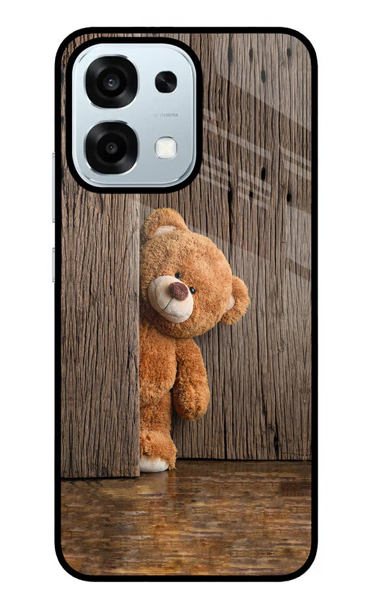Teddy Wooden Oppo F31 5G Glass Case