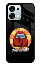 Among Us Shhh! Oppo F31 5G Glass Case
