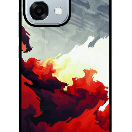 Fire Cloud Oppo F31 5G Glass Case
