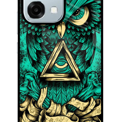 Green Owl Oppo F31 5G Glass Case