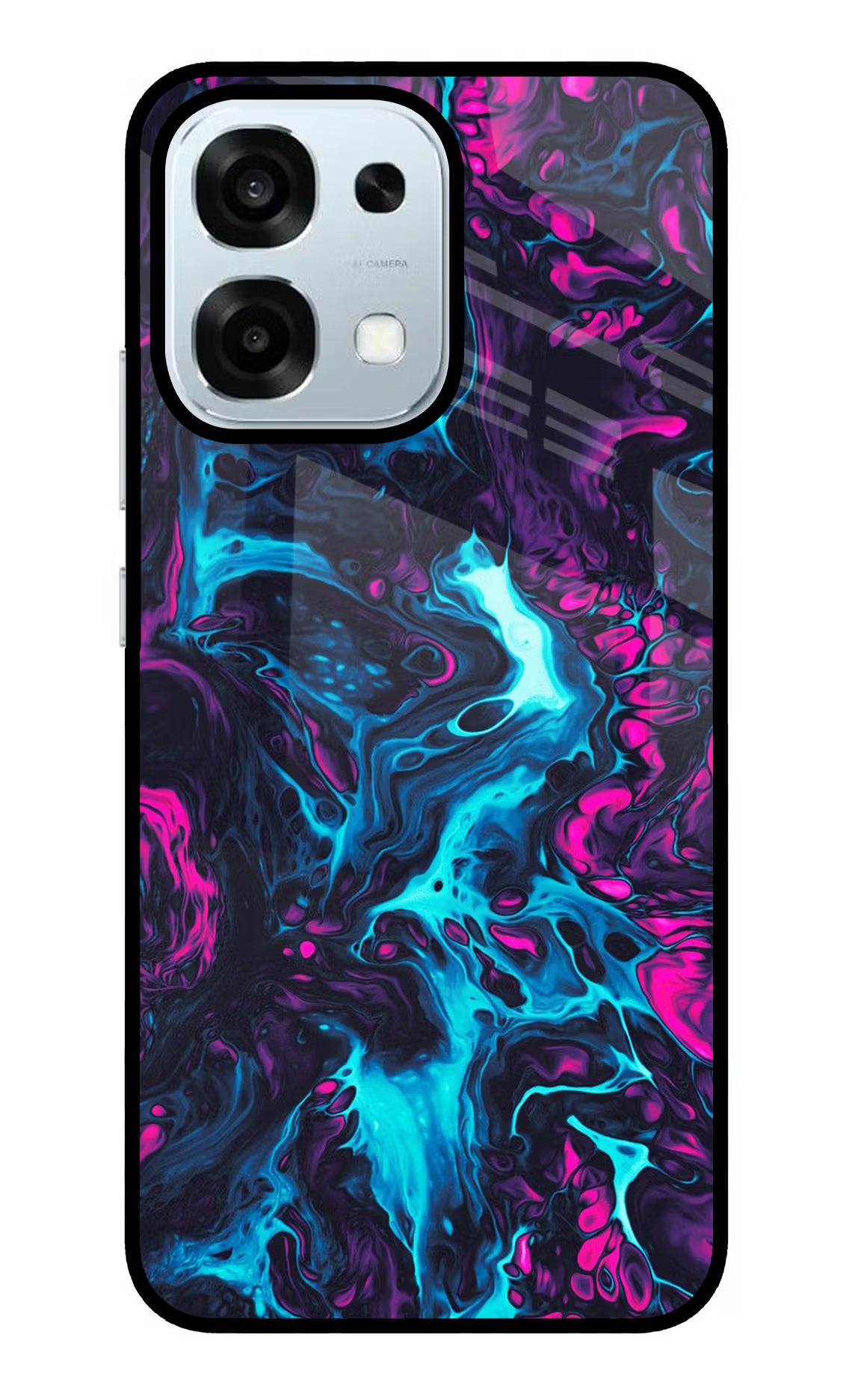 Abstract Oppo F31 5G Glass Case Back Cover by Casekaro