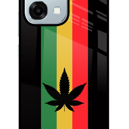 Weed Flag Oppo F31 5G Glass Case