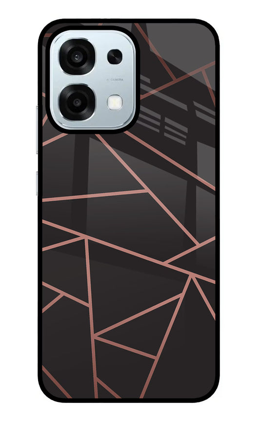 Geometric Pattern Oppo F31 5G Glass Case