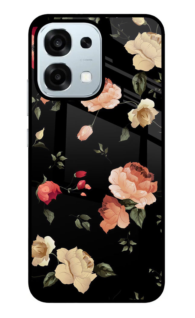 Flowers Oppo F31 5G Glass Case