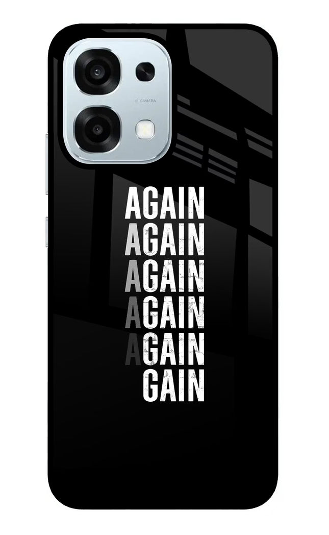 Again Again Gain Oppo F31 5G Glass Case
