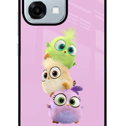 Cute Little Birds Oppo F31 5G Glass Case