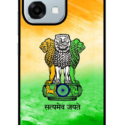 Satyamev Jayate Flag Oppo F31 5G Glass Case