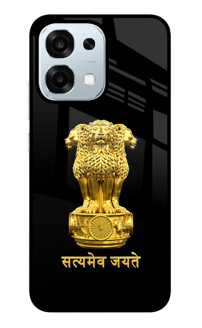 Satyamev Jayate Golden Oppo F31 5G Glass Case