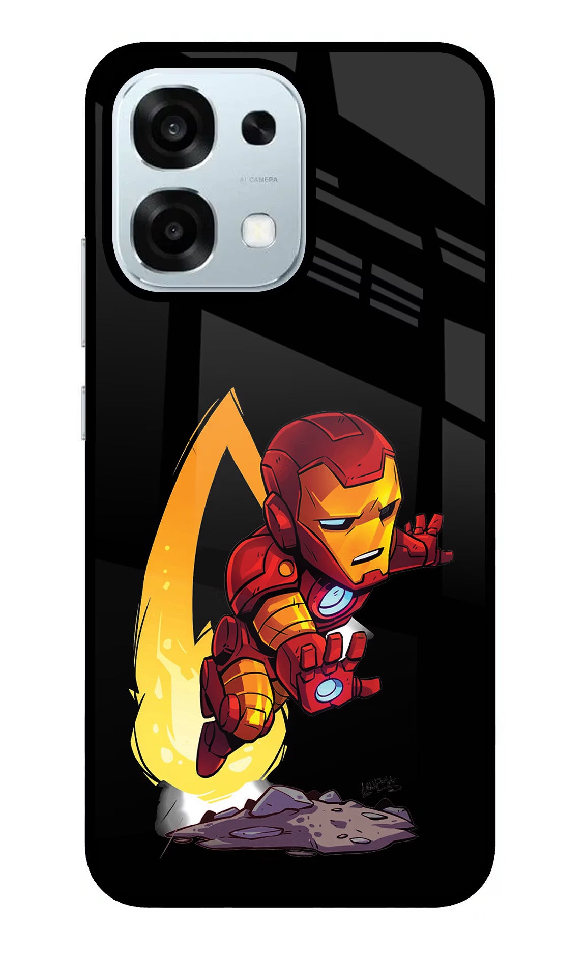 IronMan Oppo F31 5G Glass Case Back Cover by Casekaro