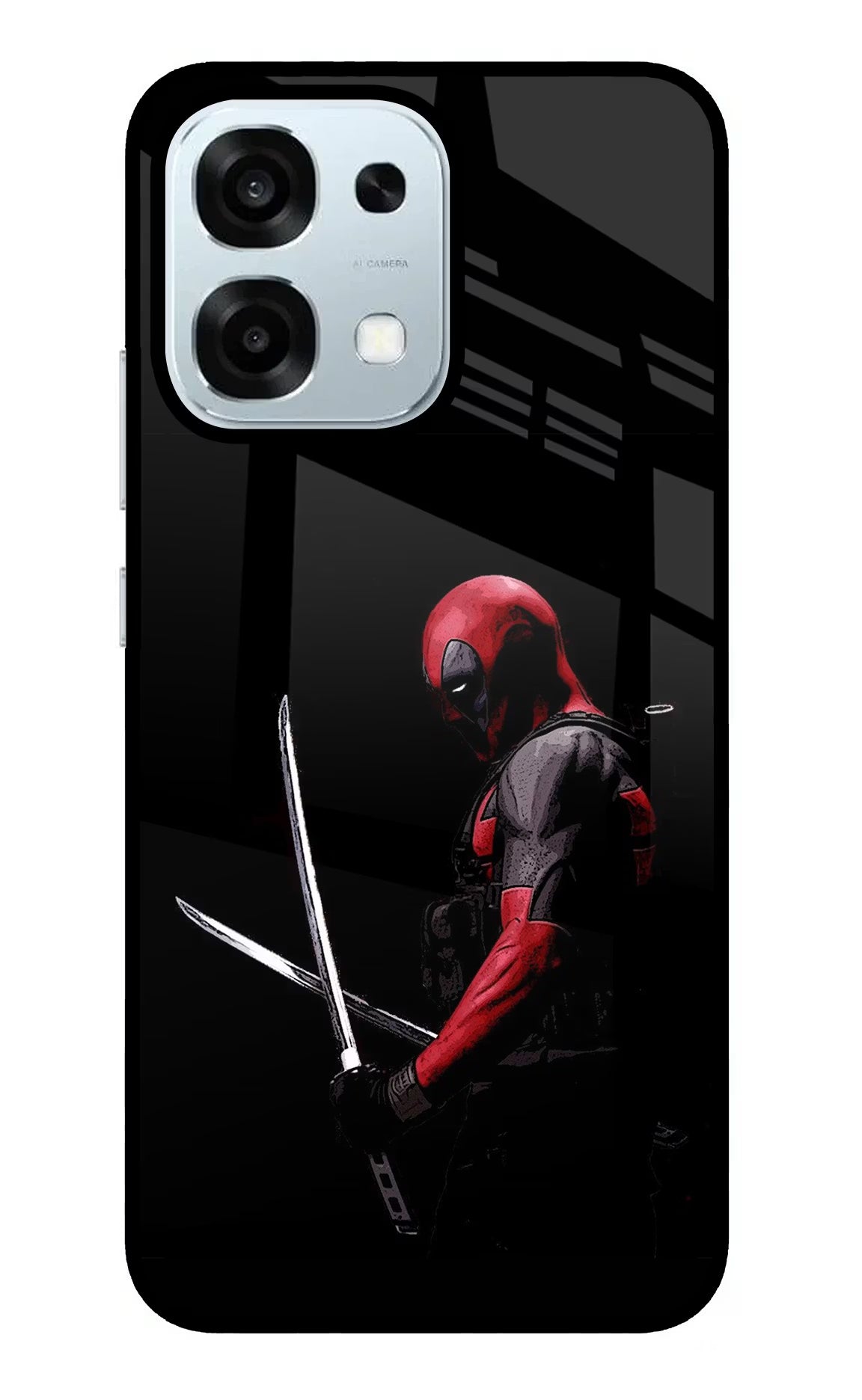 Deadpool Oppo F31 5G Glass Case Back Cover by Casekaro